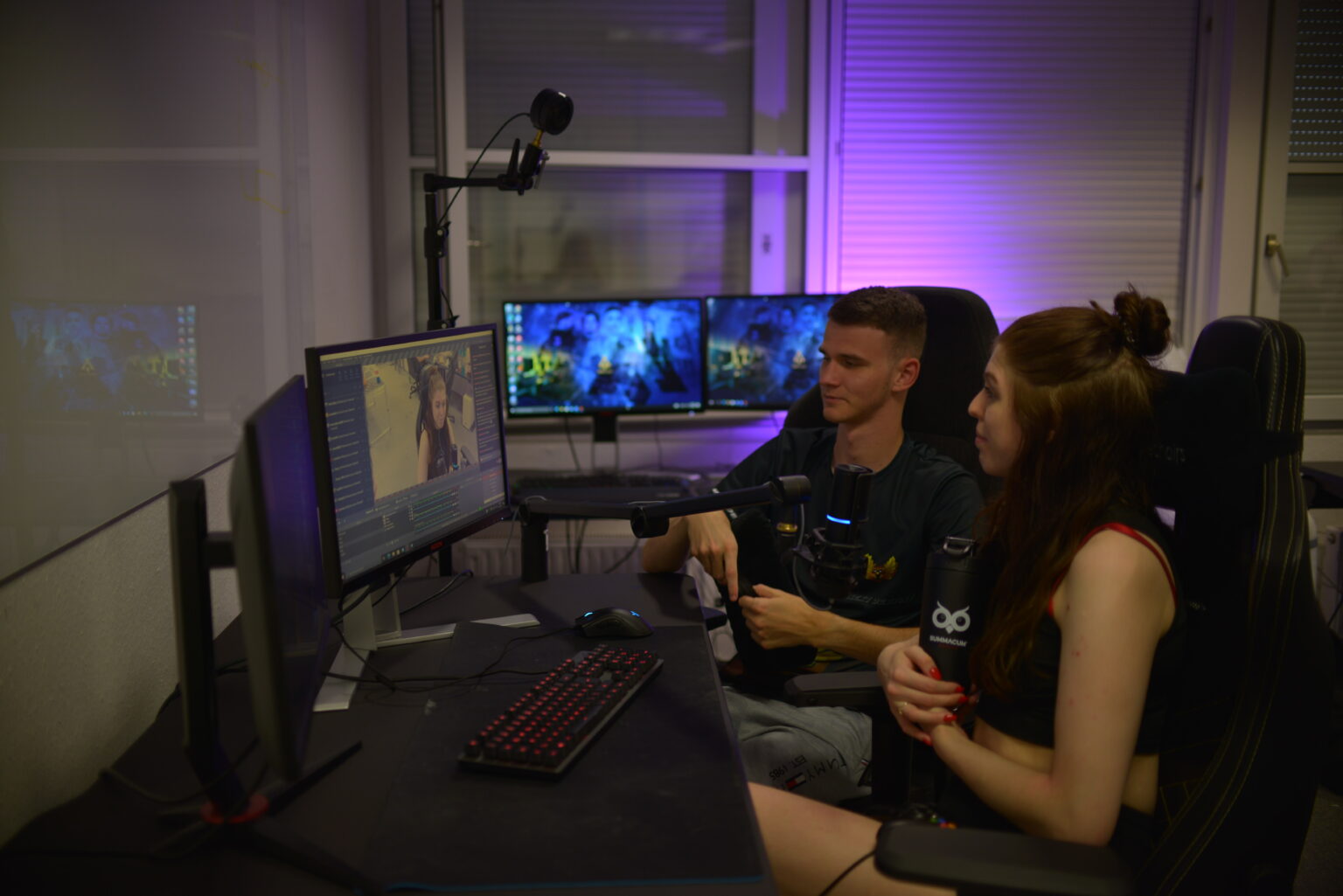 Till und Sarah beim Streamen 🤩